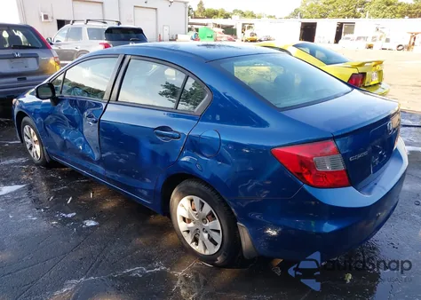 2012 Honda Civic Lx z USA, uszkodzony, nr VIN 19XFB2F55CE034286